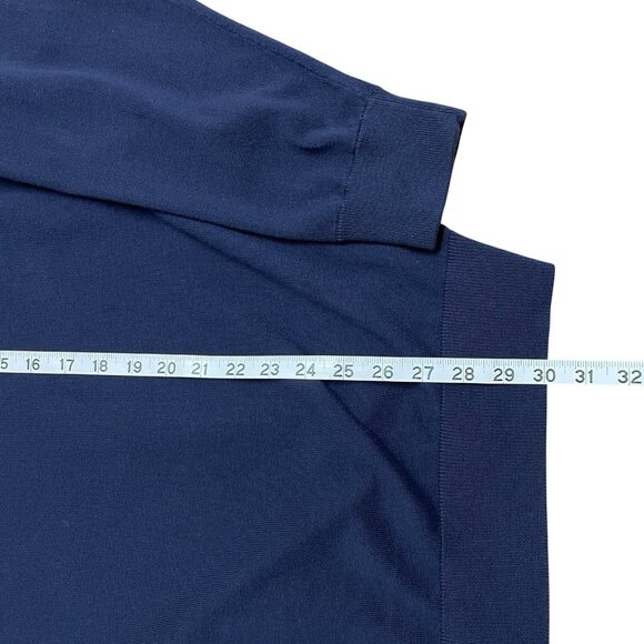CUTTER & BUCK V-NECK SWEATER PREPPY KNIT DARK ACADEMIA MENS XXL NEW CLASSIC BLUE - Picture 6 of 6